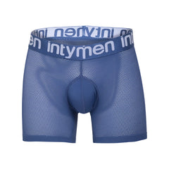 Blue mesh intymen ing096 boxer briefs with padded fly and elastic waistband for comfortable everyday wear
