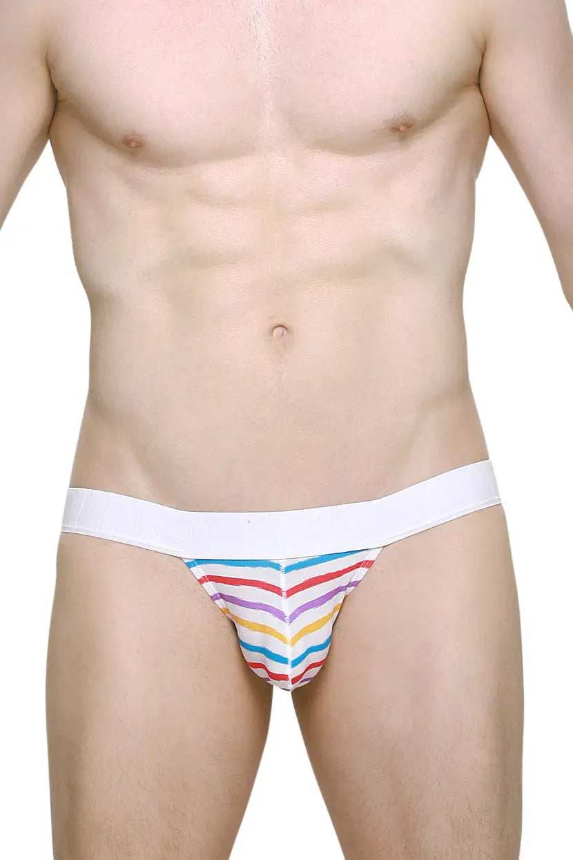 PetitQ Men's Jockstrap Candy Stripes