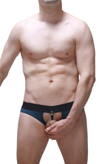 Jockstrap Cockring Prussian Blue