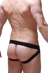 Black jockstrap dolmen durtol athletic briefs with a snug fit and reinforced side straps for support and comfort