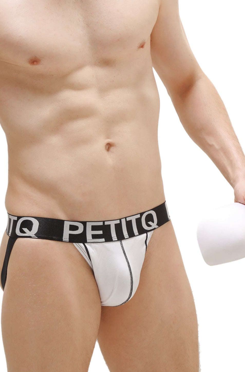 Jockstrap Weiß mit Polster