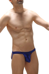 Blue satin jockstrap sillas satin navy briefs with sleek form-fitting design and smooth satin material