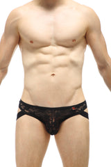 PetitQ Jockstrap Thong Lace Black