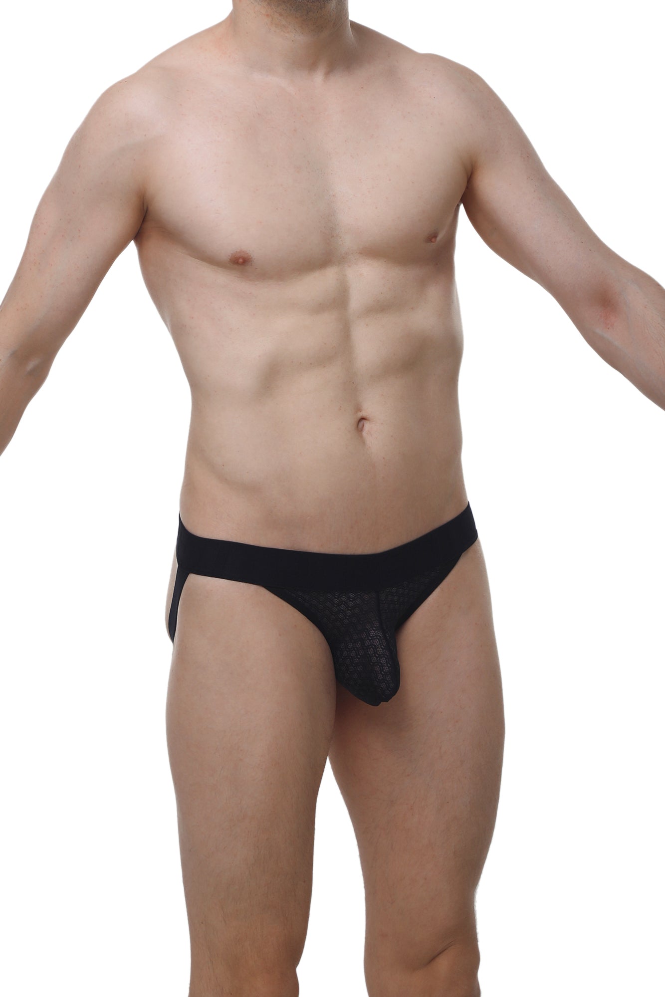 PetitQ Jockstring Macra Black