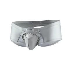 Gray men’s underwear joe snyder cheek sexiest with supportive contoured design and perforated mesh lining