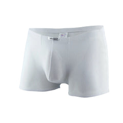 White men’s boxer briefs js08 joe snyder boxer mesh with textured seamless fabric and branded waistband label