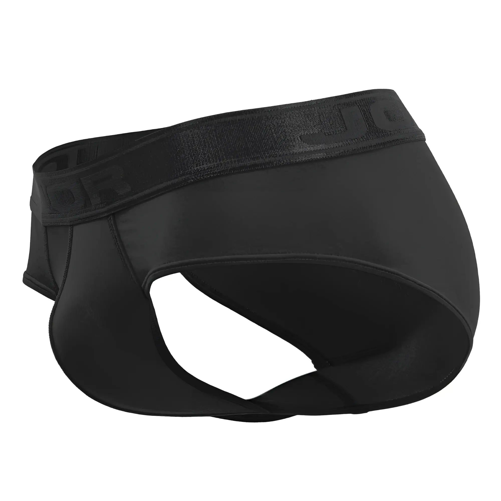 Black jockey element briefs jor 2047 in smooth stretchy fabric with subtle logo on waistband in black color