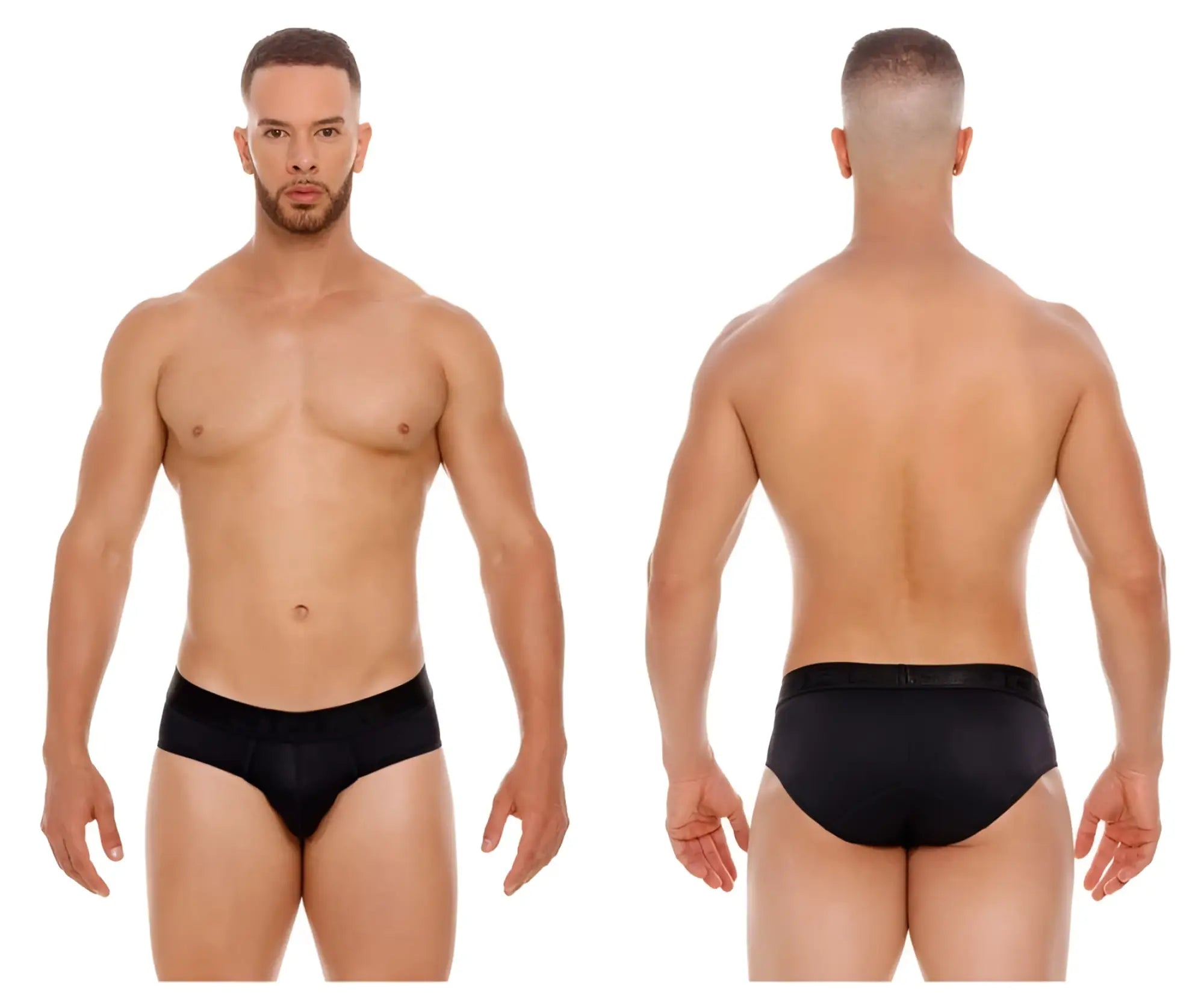 Black jor 2047 element briefs with smooth form-fitting design in comfortable breathable fabric for everyday wear