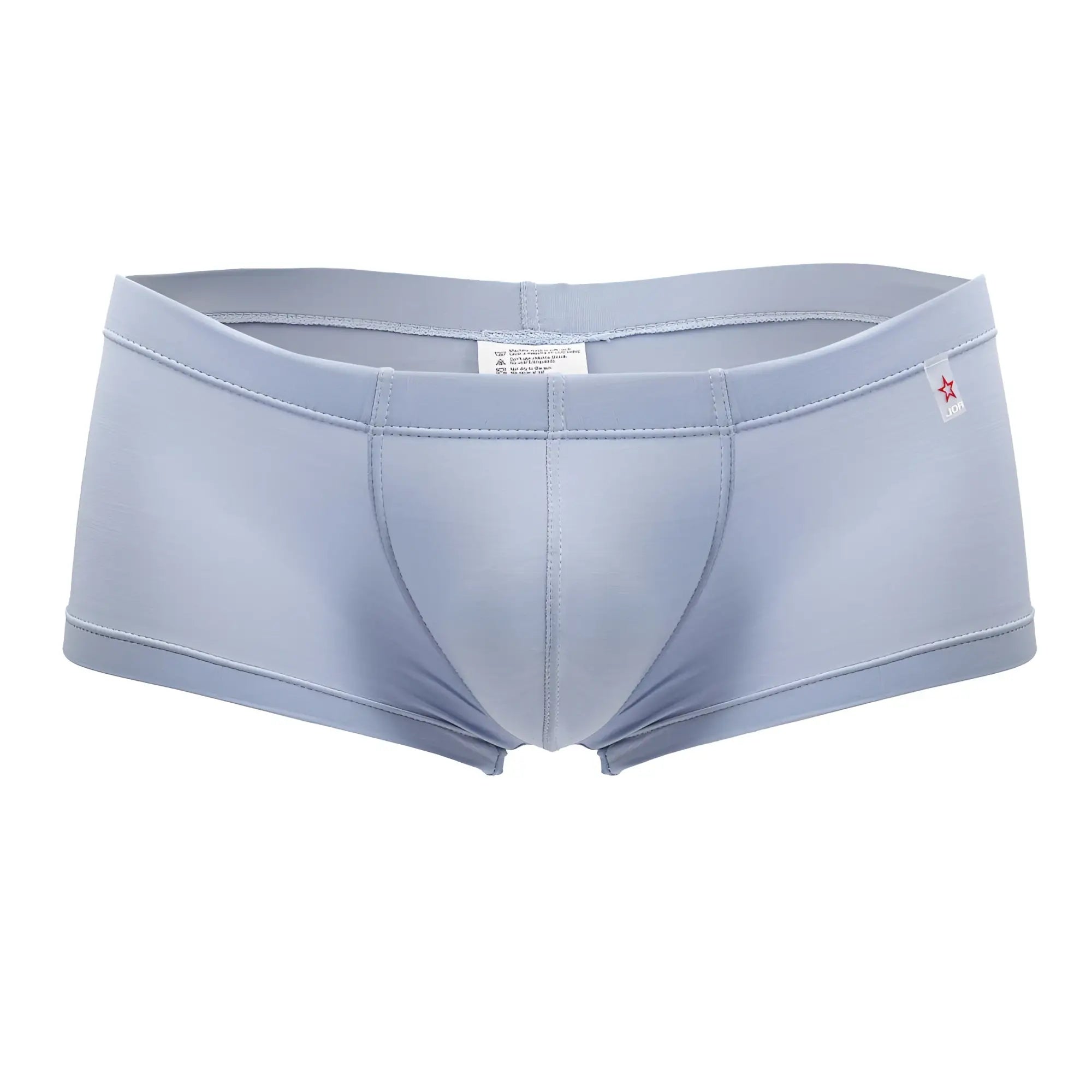 Light gray jor 2069 orion trunks men’s briefs with smooth form-fitting fabric and subtle stitching details