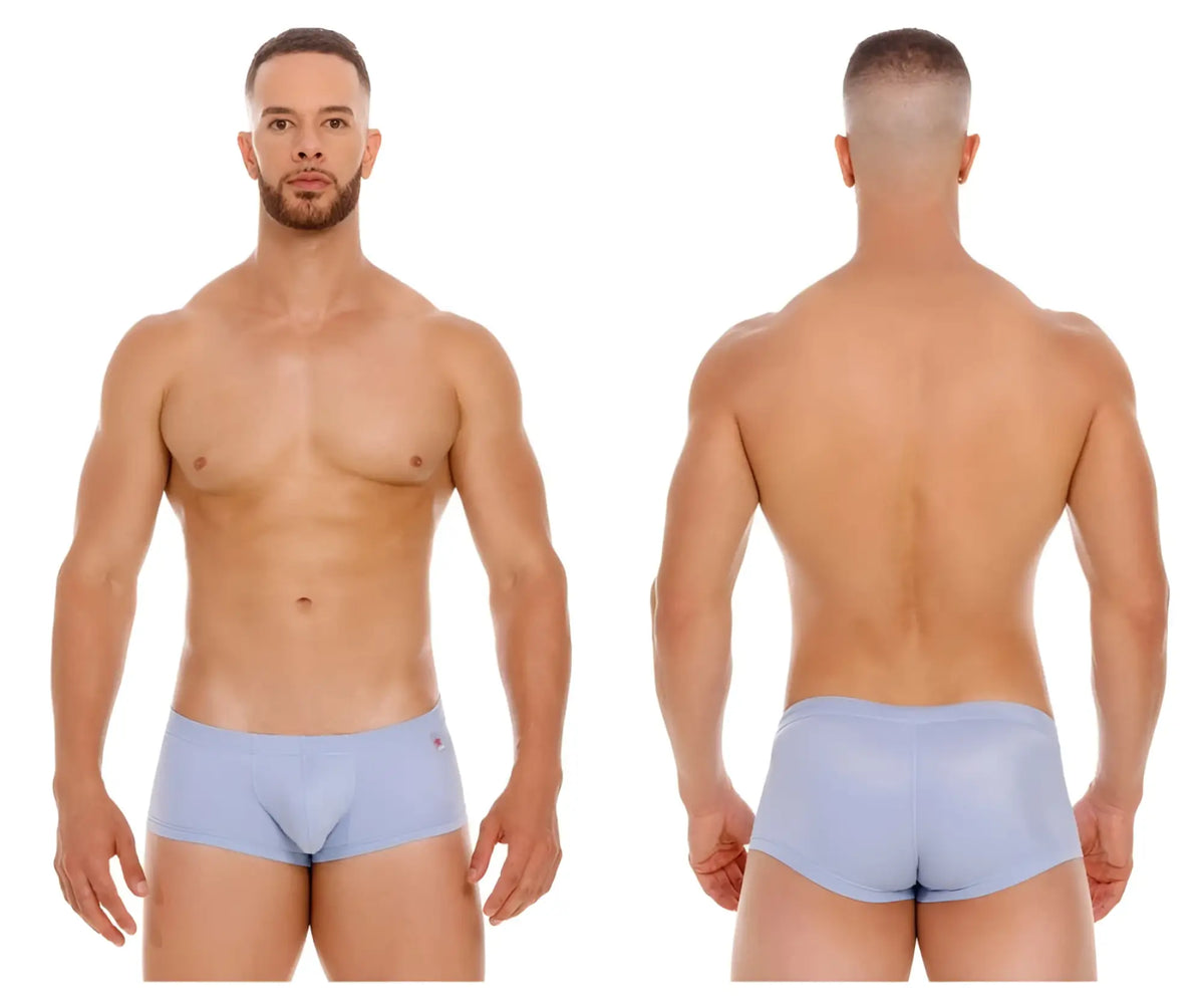 Jor 2069 orion trunks sky blue seamless briefs with subtle textured finish and small logo on left hip