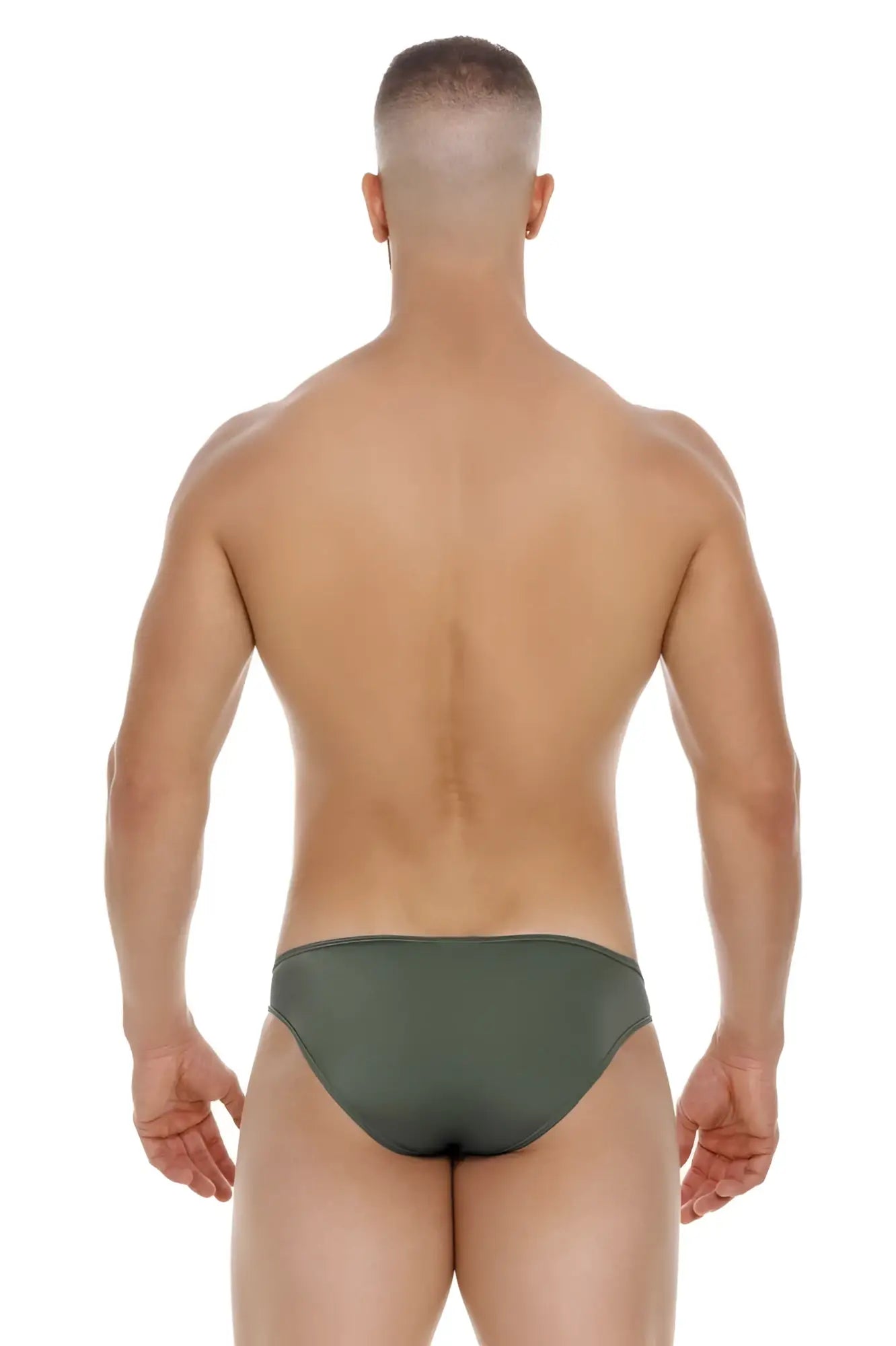 Olive green briefs jor 2072 titan bikini featuring breathable fabric and a comfortable fit for everyday wear