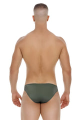 Olive green briefs jor 2072 titan bikini featuring breathable fabric and a comfortable fit for everyday wear
