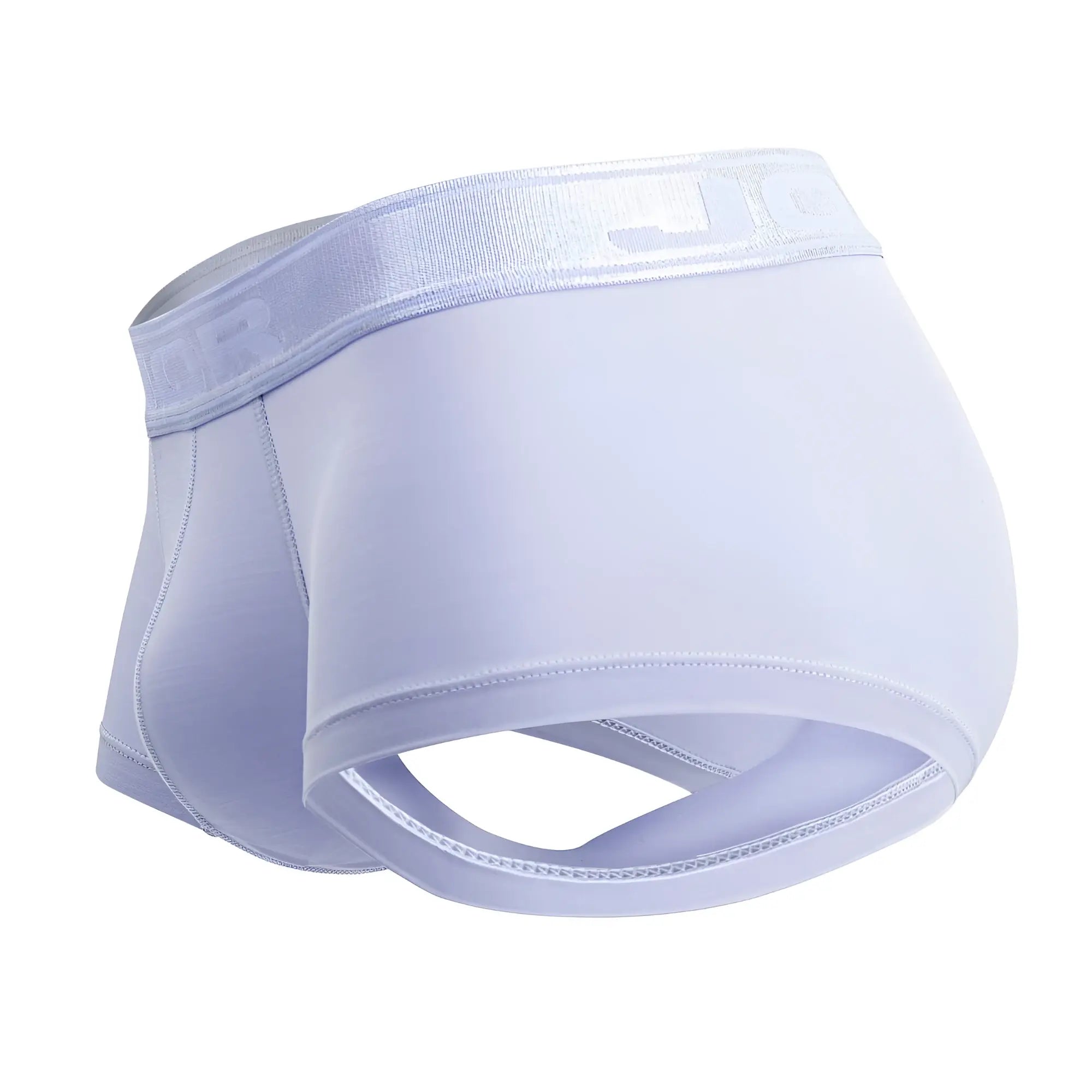 Jor 2140 element trunks light blue men’s briefs with subtle sheen and elastic waistband featuring jor logo
