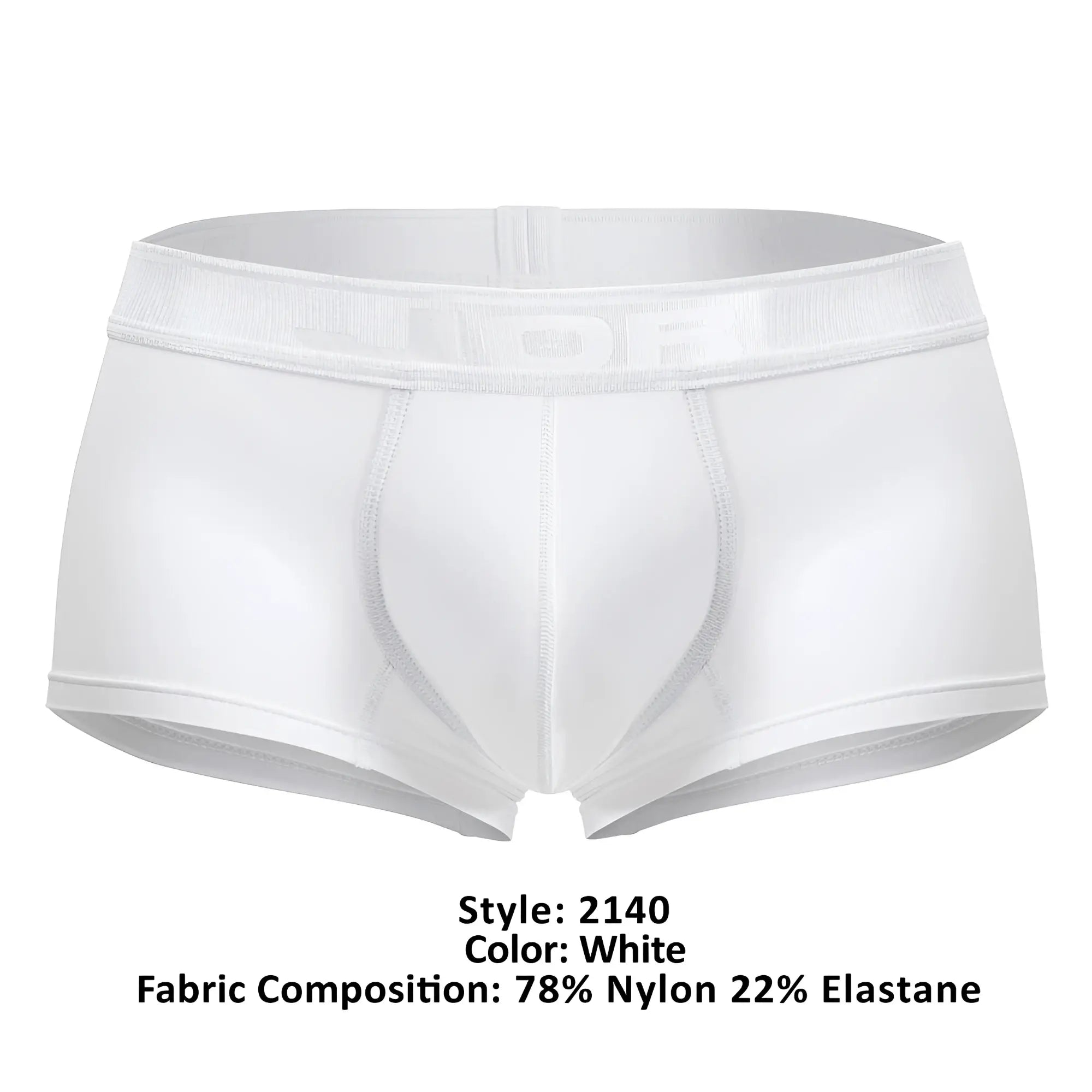 White jor 2140 element trunks mens briefs made of 78 nylon 22 elastane with smooth elastic waistband