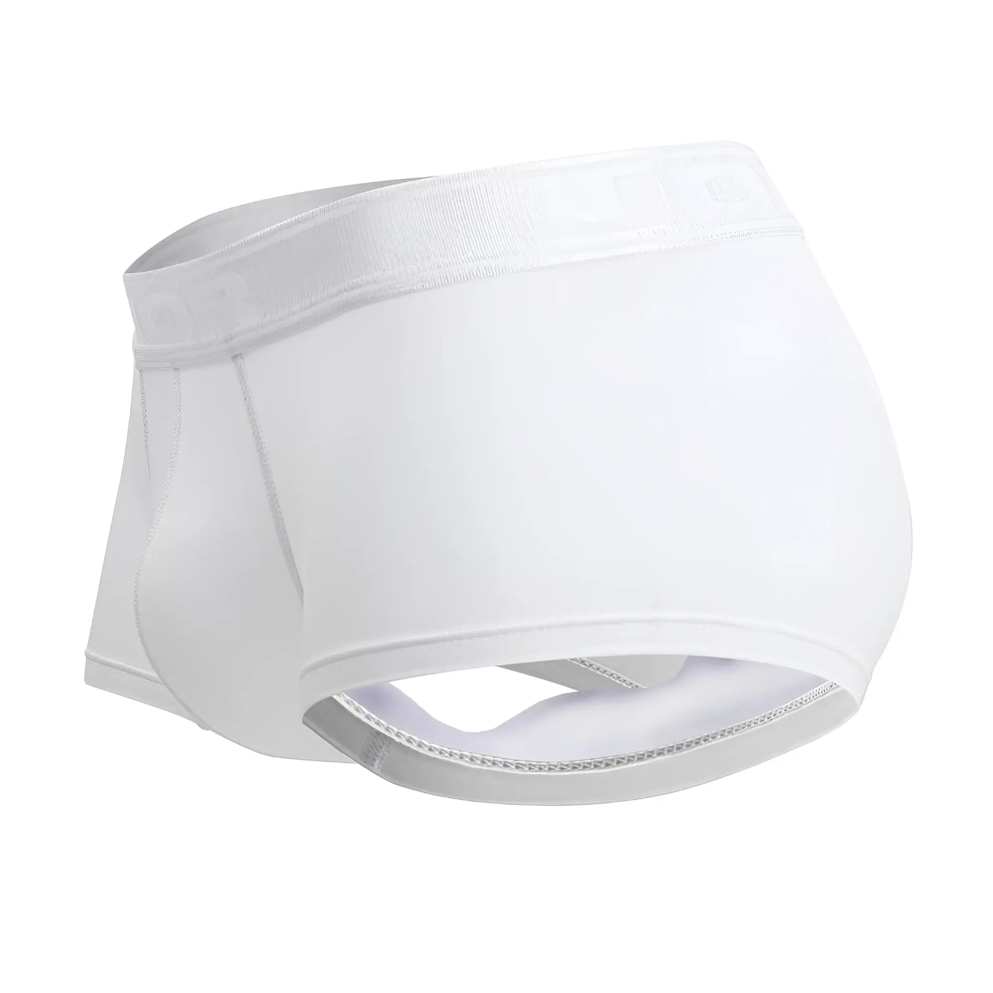 White jor 2140 element trunks men’s briefs with smooth seamless fabric and elastic waistband in white color