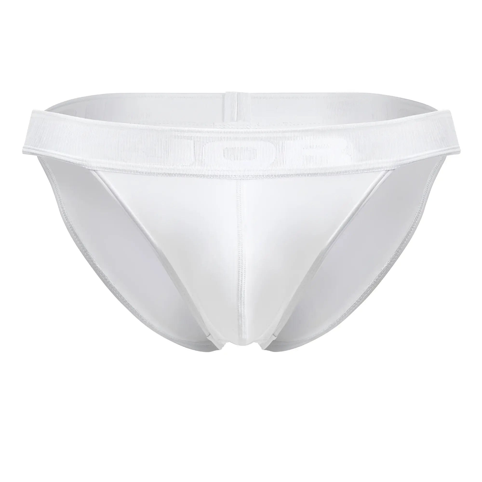 White jor 2142 element bikini briefs with smooth form fitting design and elastic waistband for athletic use