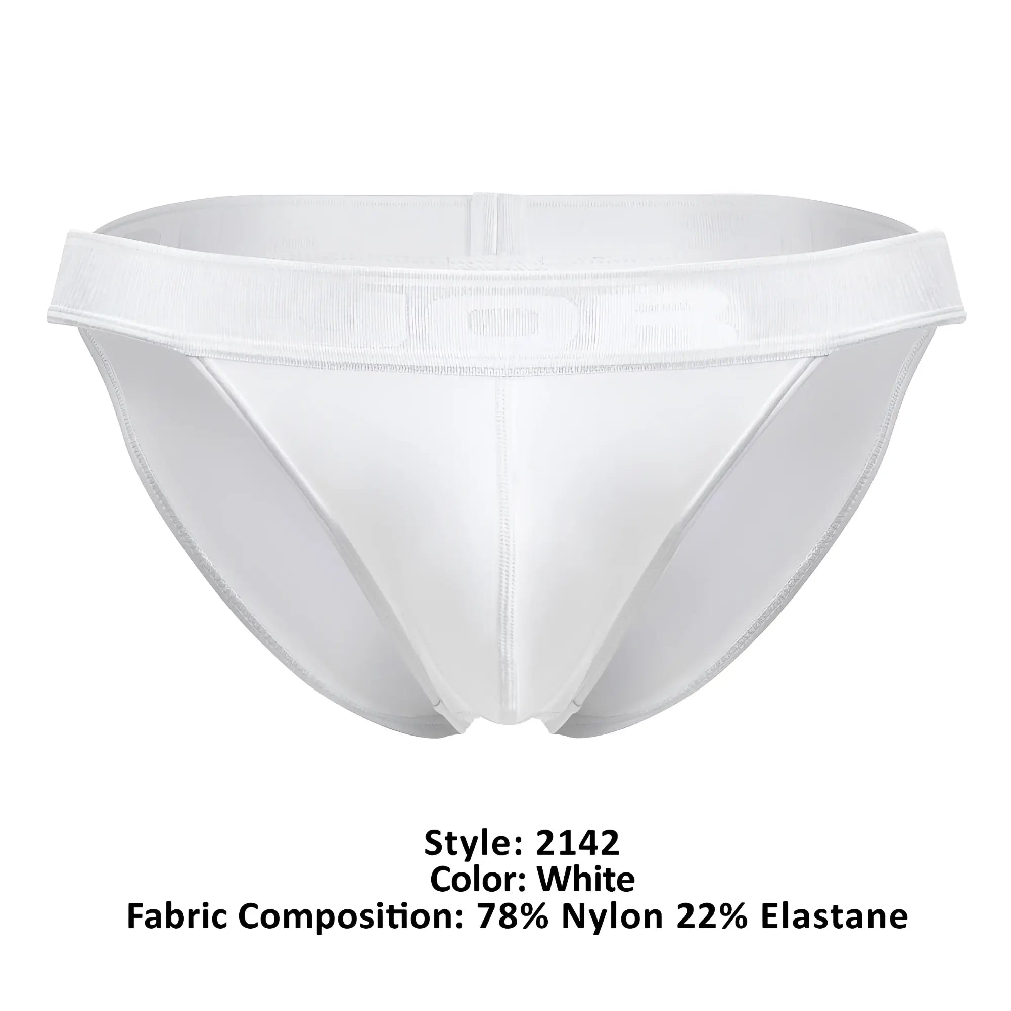 Jor 2142 element bikini white men’s briefs made of 78 nylon 22 elastane with smooth form-fitting design and supportive waistband