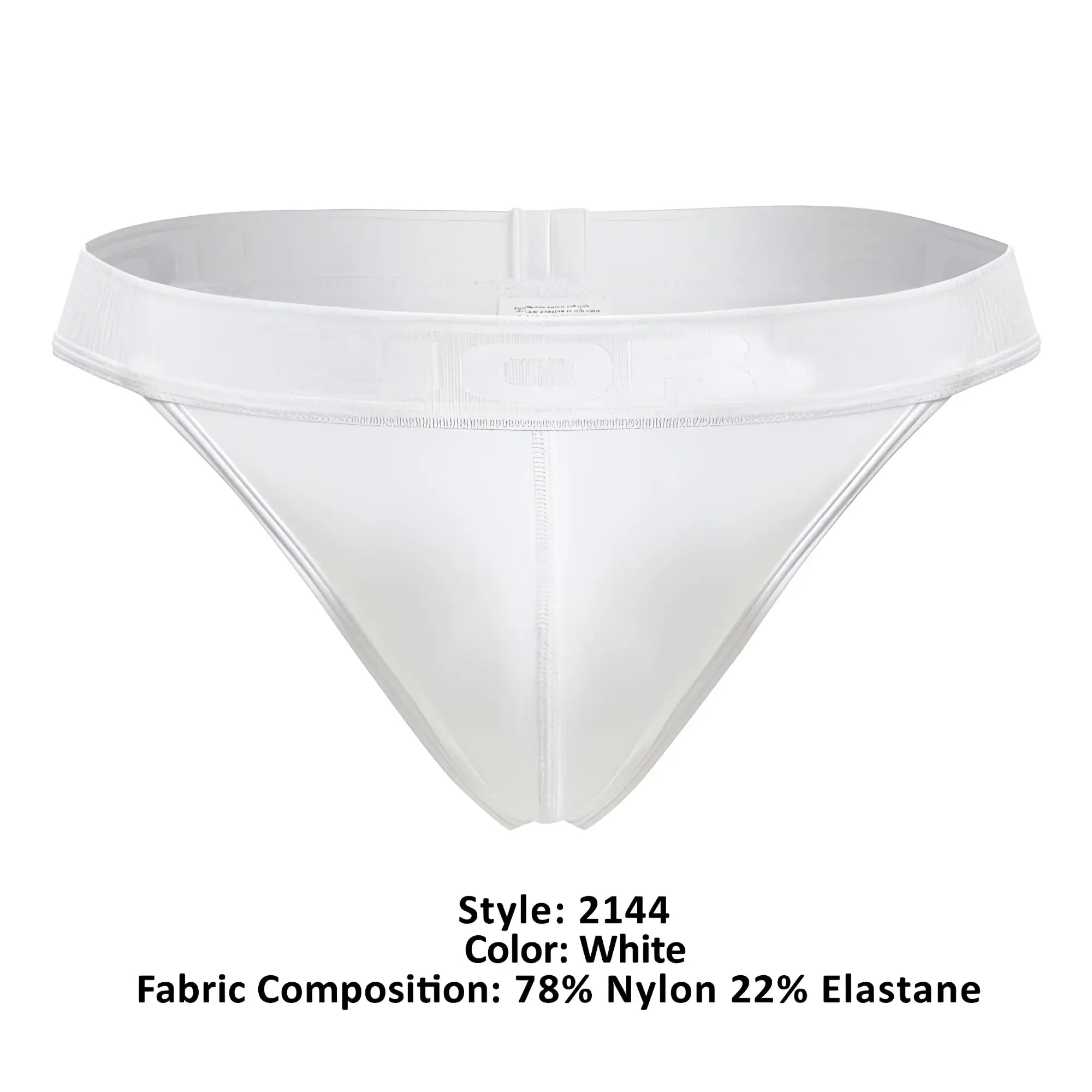 Jor 2144 element thongs white men’s briefs made of 78 nylon 22 elastane with smooth form-fitting design and supportive waistband