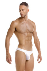White jor 2144 element thongs with a smooth form-fitting design and comfortable fabric in white color