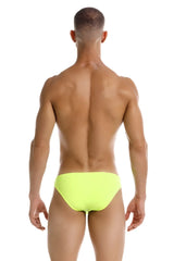 Bright neon yellow jor 2150 apolo bikini swim trunks suitable for vibrant beachwear and swimming activities