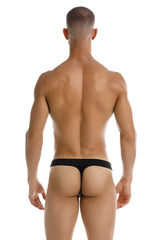 Black JOR 2151 Apolo thong underwear with a smooth, form-fitting design shown from the back side