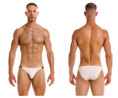 Beige JOR 2156 Eros bikini briefs with black waistband trim made of soft breathable fabric for everyday comfort