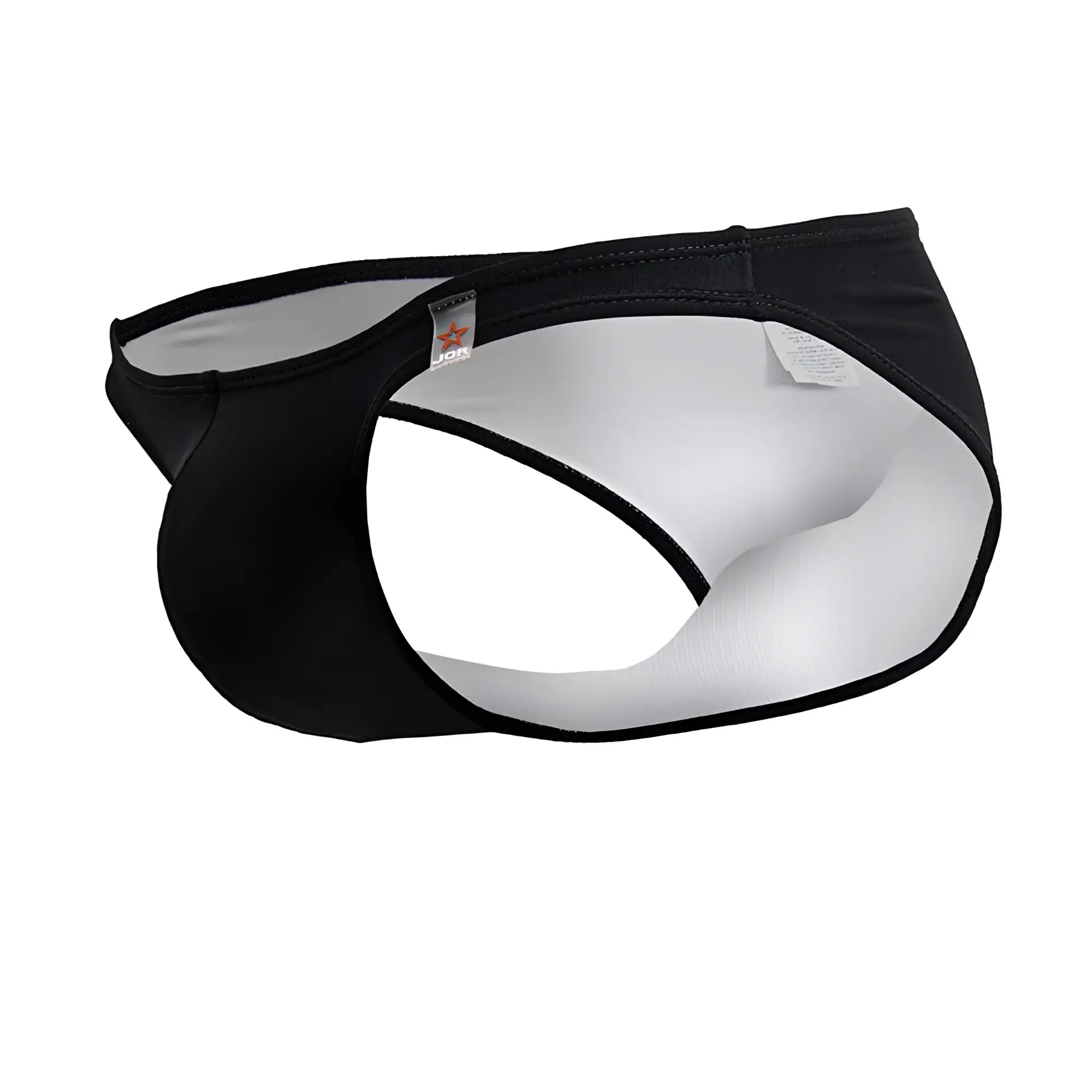 Black and white jor 2191 travel swim bikini briefs with sleek form-fitting design ideal for swimming and travel