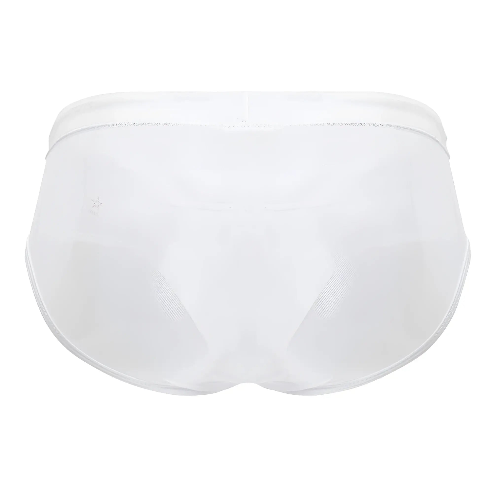 White jor 2193 mystic swim briefs featuring smooth seamless mesh briefs with elastic waistband