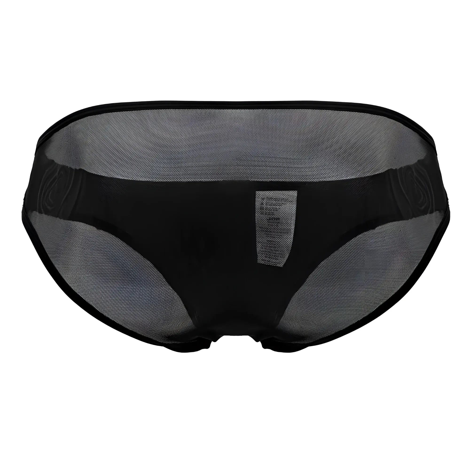 Black JOR 2241 Origin briefs featuring mesh fabric with solid waistband and leg openings for comfortable fit