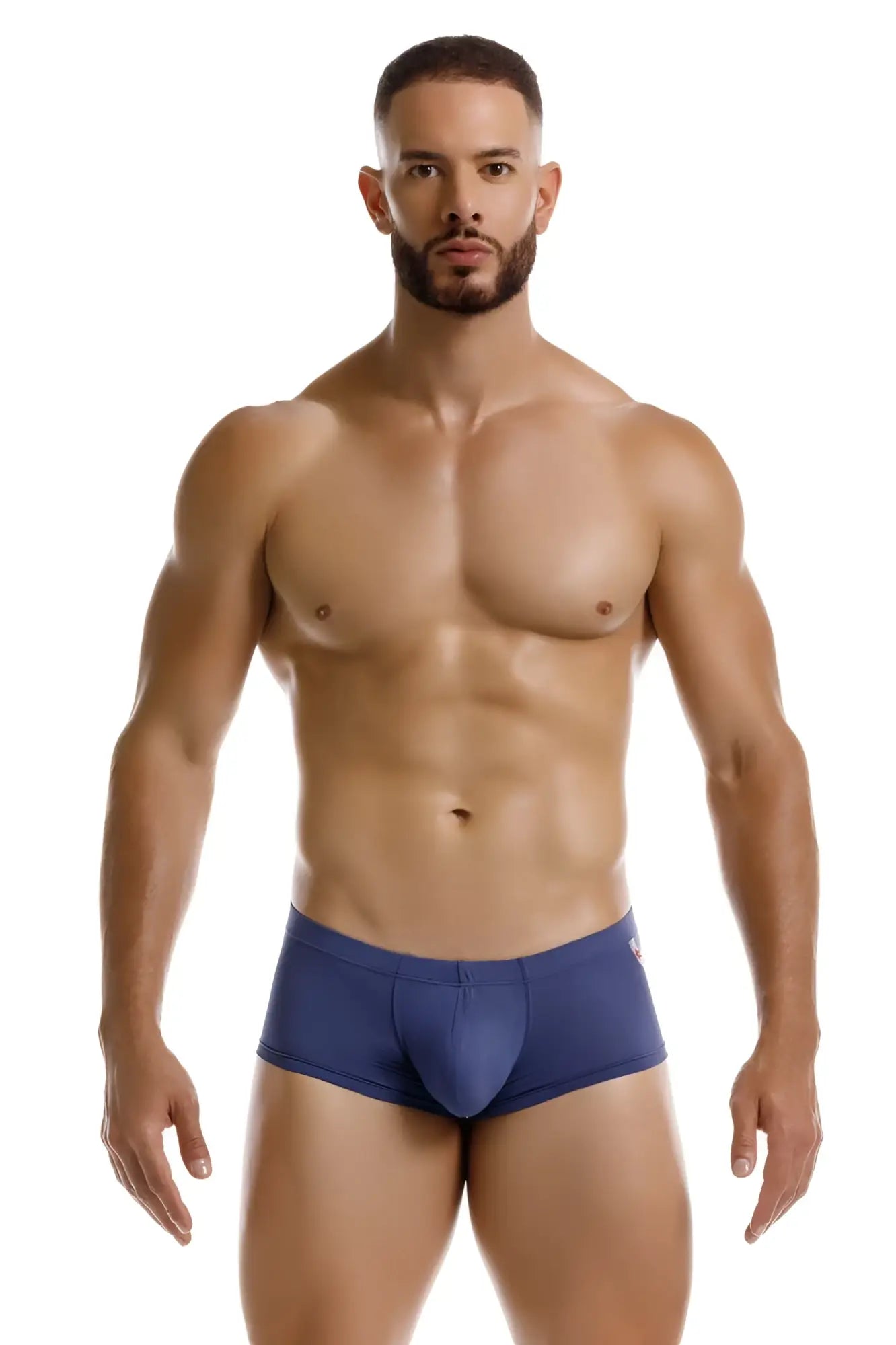 Men’s navy blue jor 2246 cosmo trunks briefs with smooth form-fitting design ideal for everyday comfort