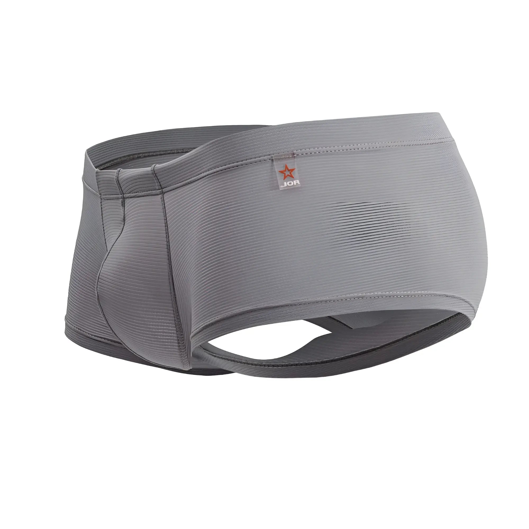 Gray JOR 2246 Cosmo trunks men’s underwear with ribbed texture and supportive design for comfort and style