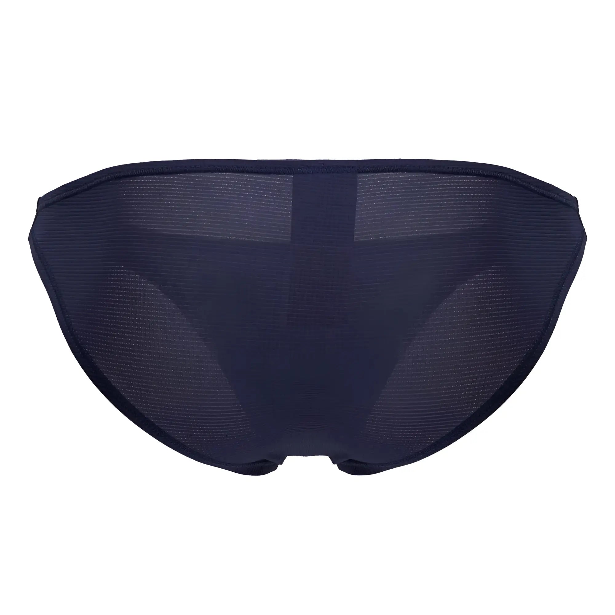 Dark navy jor 2247 cosmo bikini briefs with mesh sides and a solid center panel in blue color