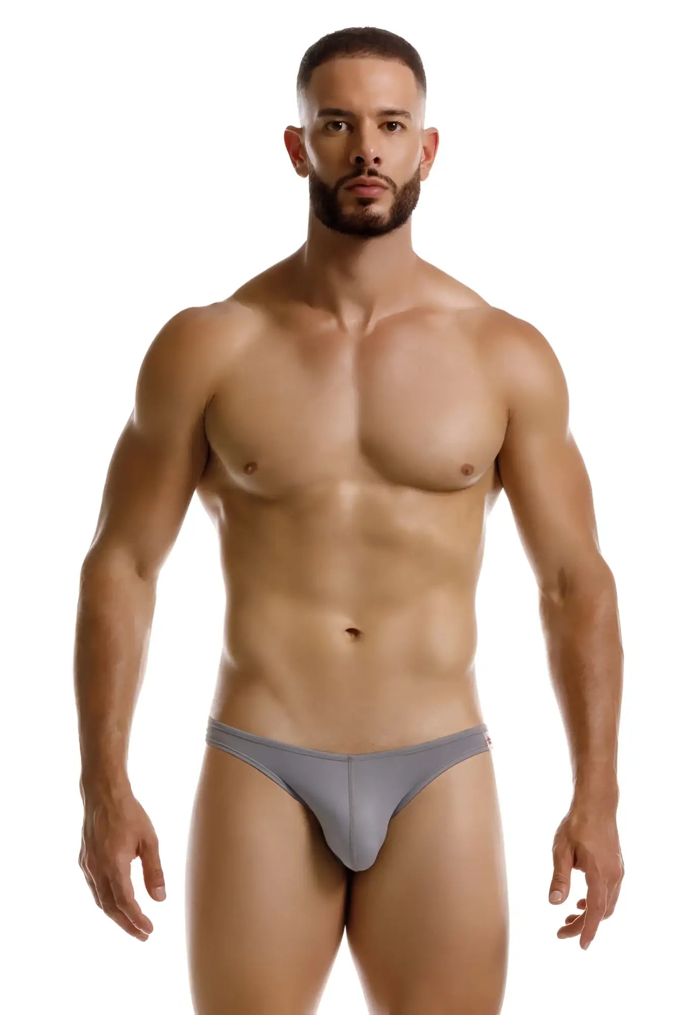Gray jor 2247 cosmo bikini athletic briefs with a smooth form-fitting design for comfortable active wear