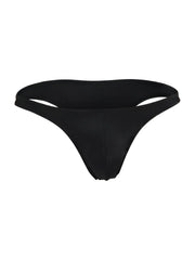 Black thong bikini bottom jor 2273 travel swim bikini with smooth seamless design and minimalistic cut in black