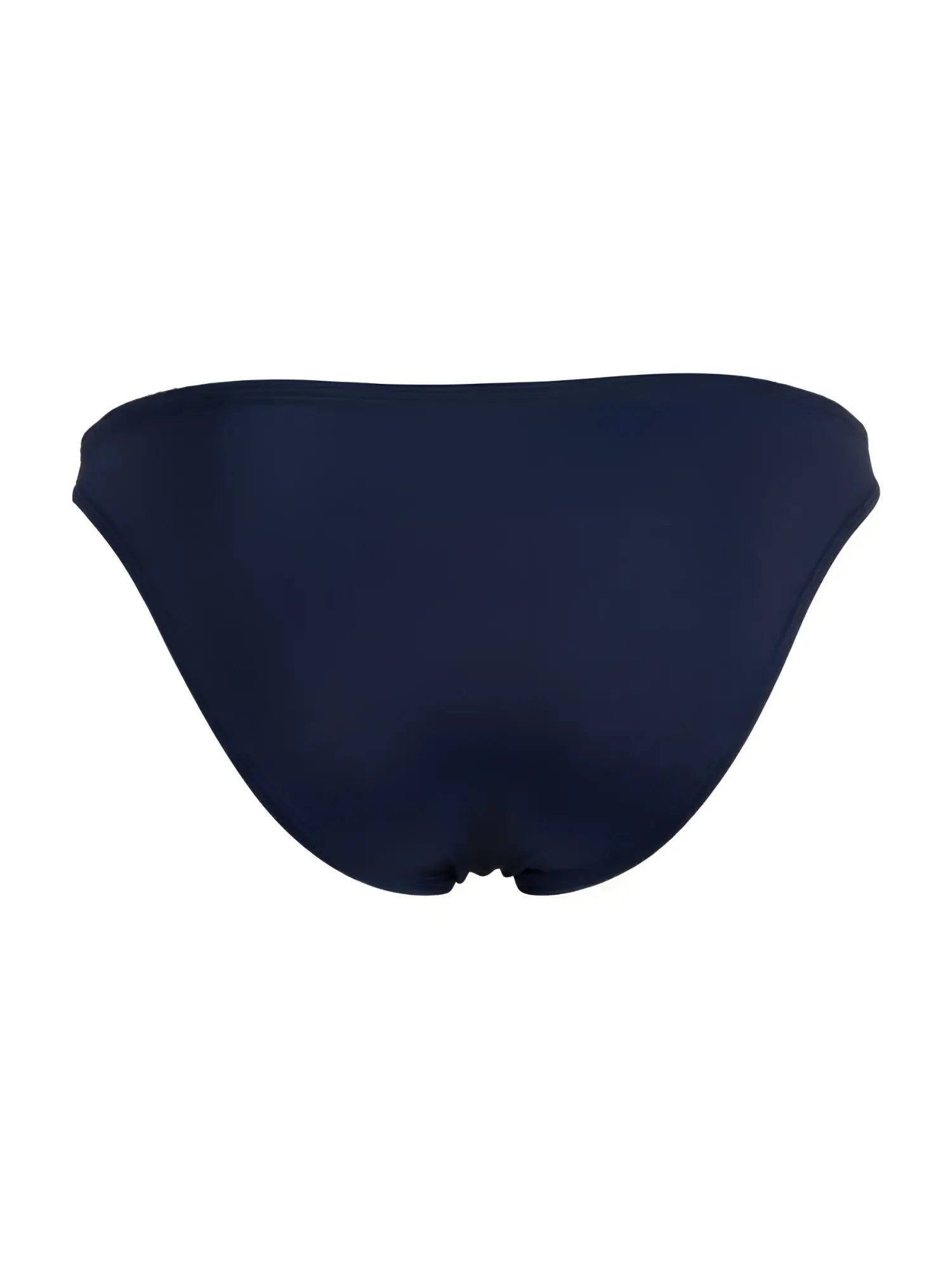 Navy blue jor 2273 travel swim bikini bottom with smooth seamless design shown from the back side