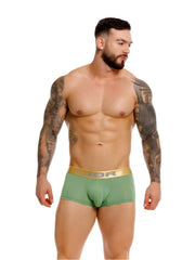 Green men’s boxer briefs jor 2326 soho trunks with gold dior logo waistband for stylish comfort