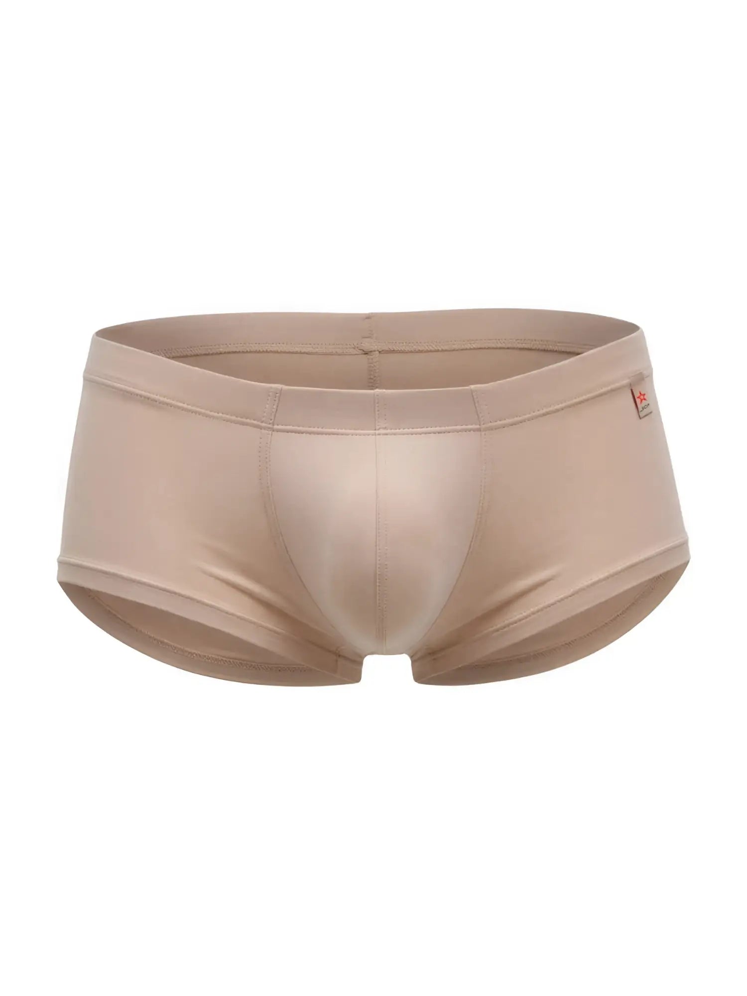Beige men’s JOR 2347 invisible trunks briefs with smooth form-fitting fabric and subtle stitching details