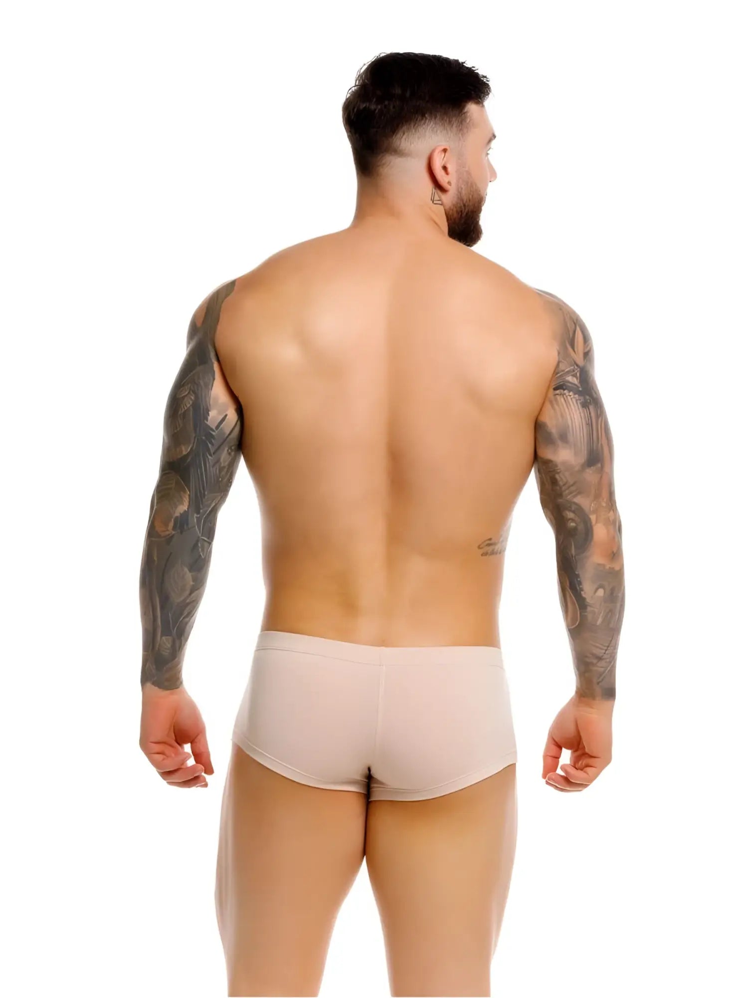Beige jor 2347 invisible trunks briefs with smooth form-fitting fabric for comfortable all-day wear