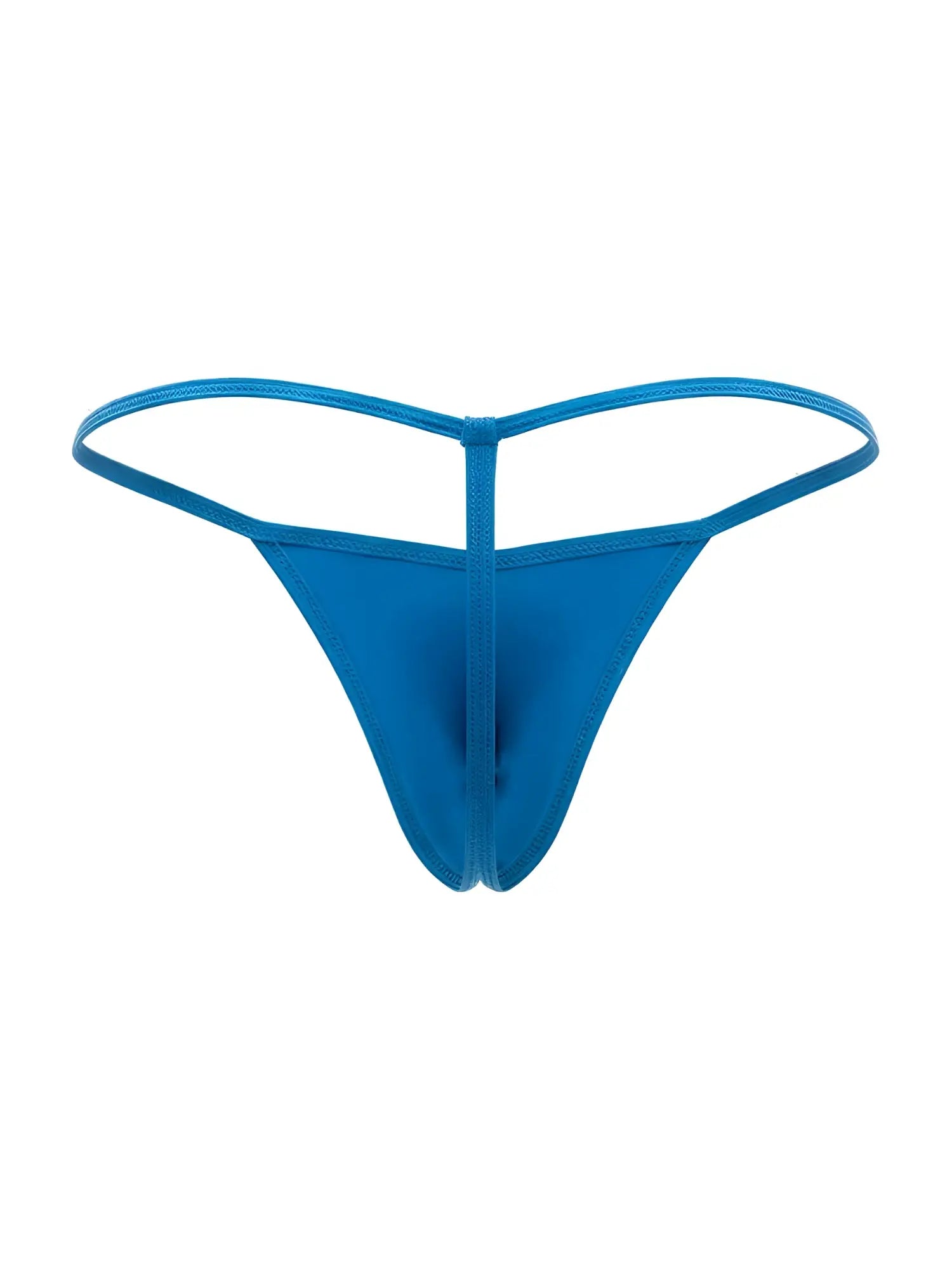A vibrant turquoise jor 2359 axel g-string thong made of smooth stretchy fabric with thin straps and minimalist design