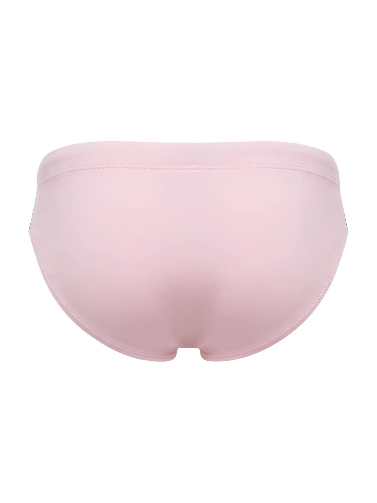 Pink jor 2384 wind swim briefs featuring a soft pink seamless brief with a smooth fabric finish