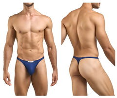 Justin+Simon xsj03 classic blue thong with small white label at front in peach navy color for everyday wear