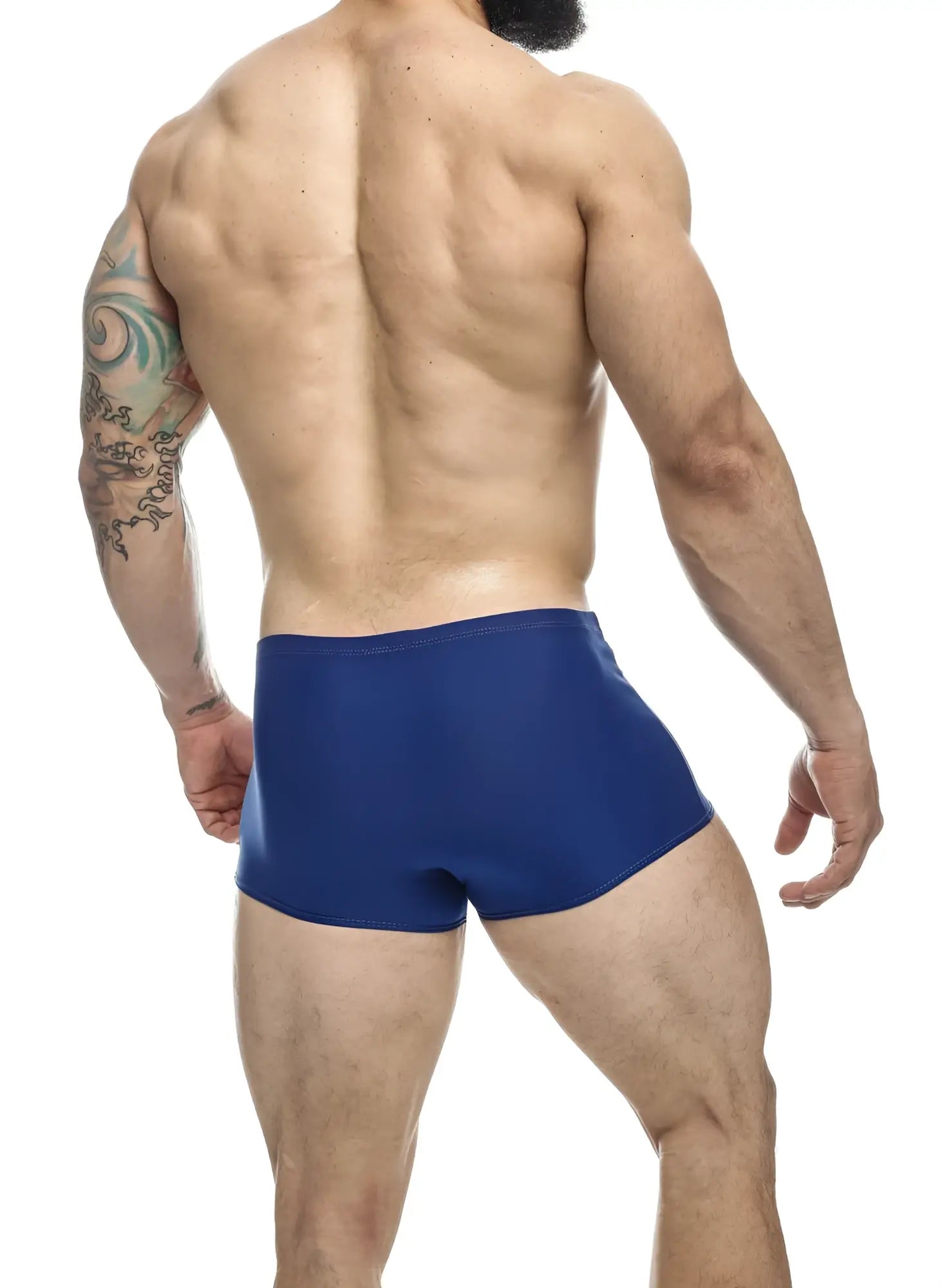 Justin simon xsj08 classic trunks in royal blue featuring a comfortable athletic brief design for active wear