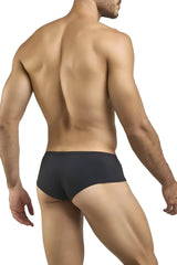 Justin Simon XSJ13 cheeky bulge boxer in peach black with smooth form-fitting design ideal for everyday wear