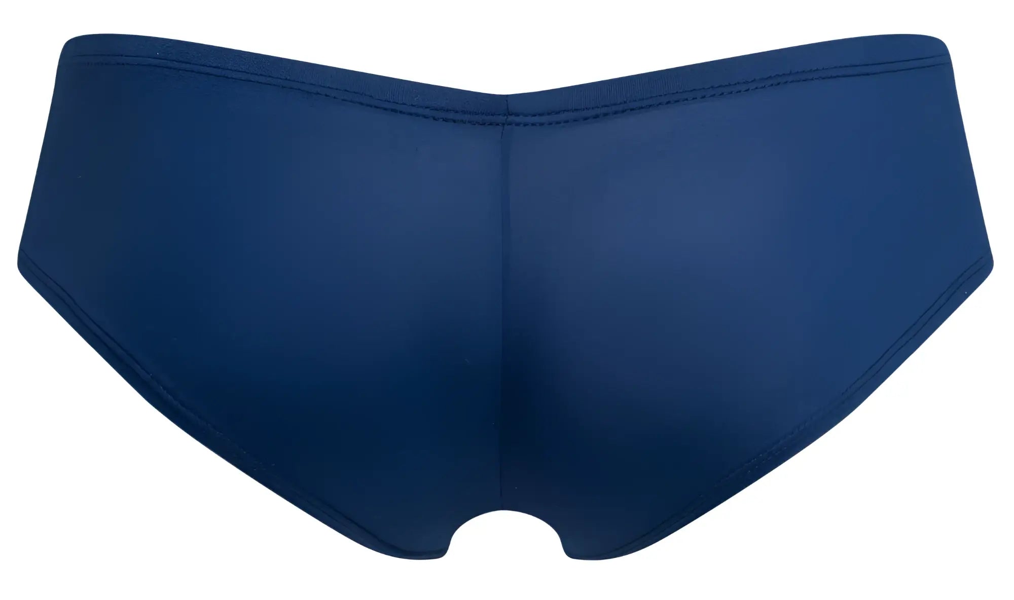 Navy blue seamless briefs from justin simon xsj13 cheeky bulge boxer in peach navy color with a sleek fit