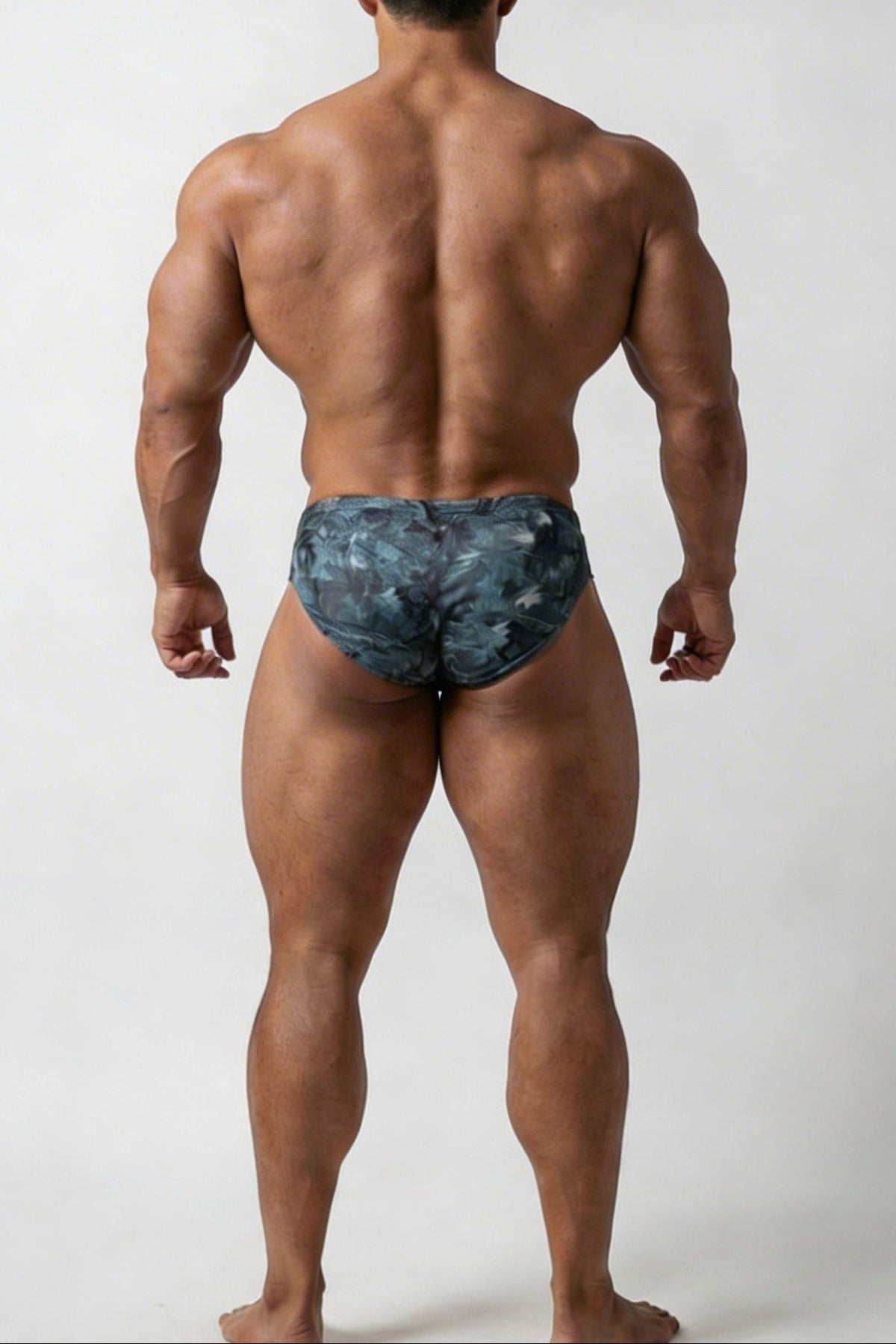Jed North Herren Classic Physique Shorts 4" Innenbeinlänge - Camo