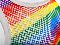 REGENBOGENSTREIFEN-FEINGITTER-TANK