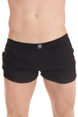 L'Homme Invisible Sensations Lounge Shorts Black HW130-LOU-001 Size M