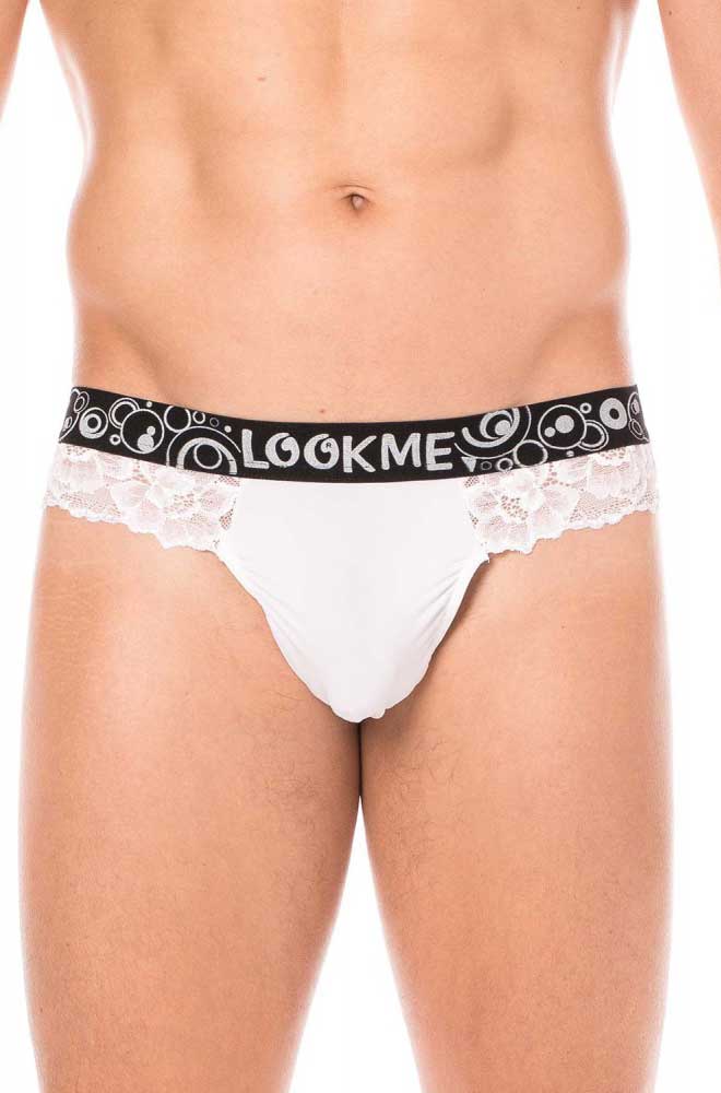 Lookme String en dentelle Blanc 2006-57 Taille L