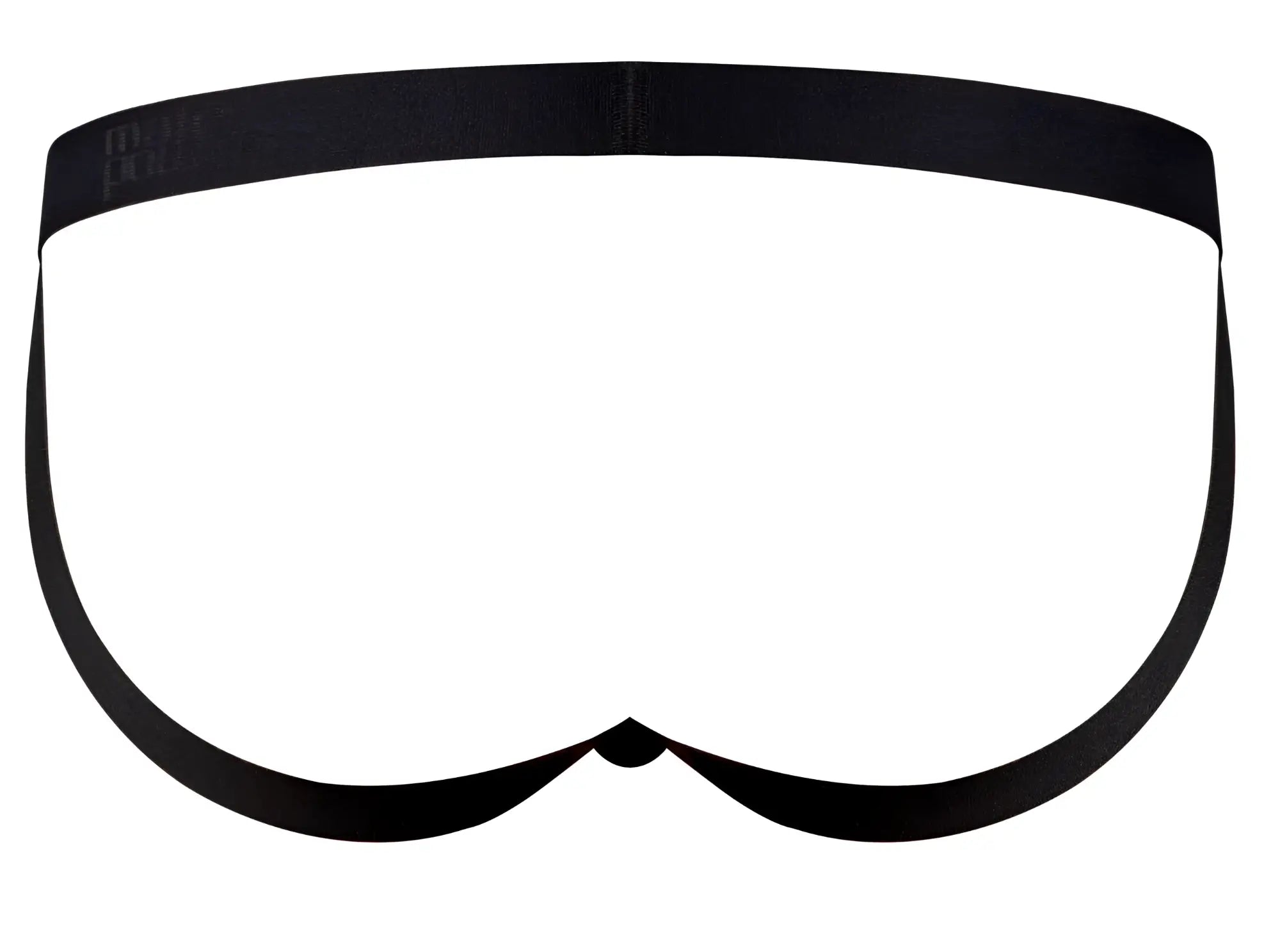 Male power 353-296 widow maker classic jock in black with smooth elastic waistband and seamless design