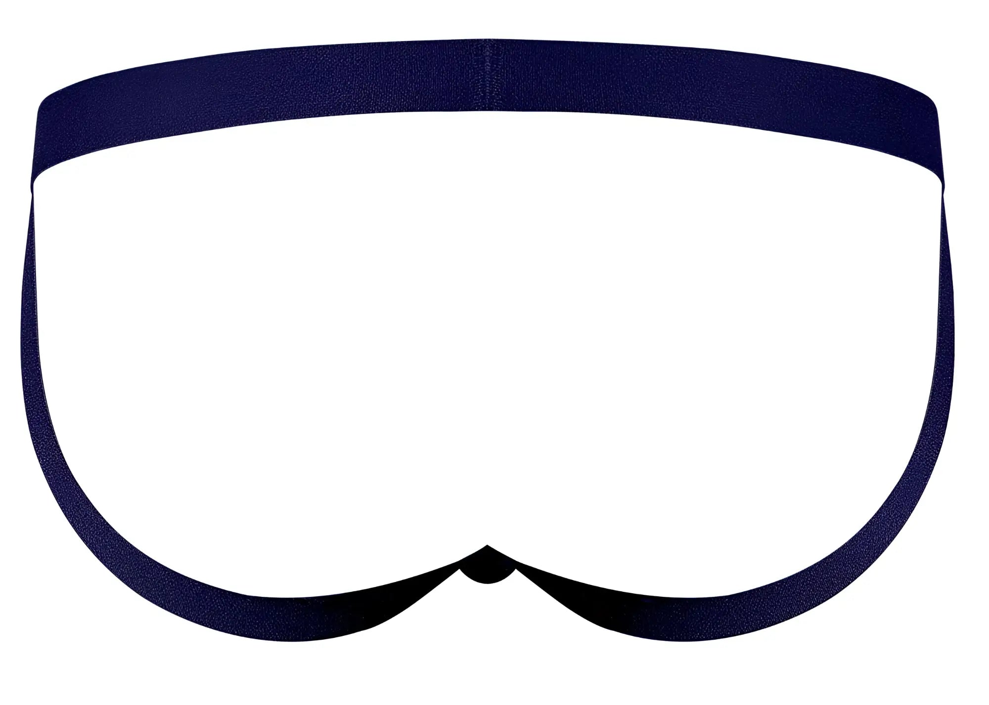 Male power 386-291 love star jock with ring navy blue cotton briefs with supportive waistband and seamless design